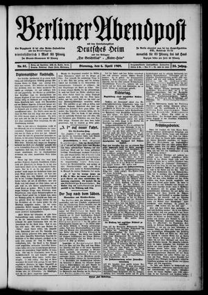 Berliner Abendpost vom 06.04.1909