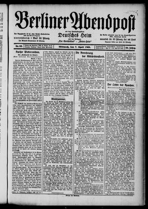 Berliner Abendpost vom 07.04.1909
