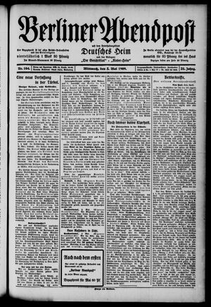 Berliner Abendpost vom 05.05.1909