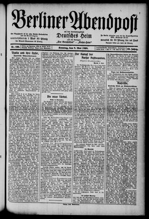 Berliner Abendpost vom 09.05.1909