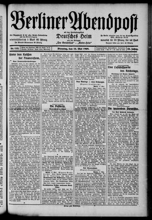 Berliner Abendpost vom 18.05.1909