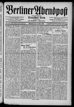 Berliner Abendpost vom 19.05.1909