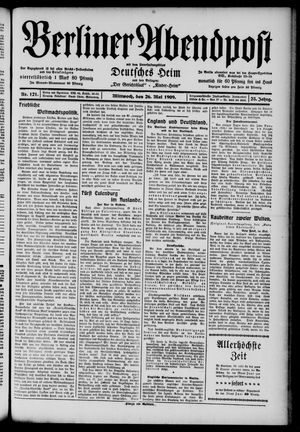 Berliner Abendpost vom 26.05.1909