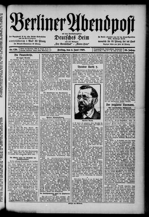 Berliner Abendpost vom 04.06.1909