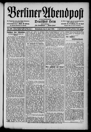 Berliner Abendpost on Jun 5, 1909