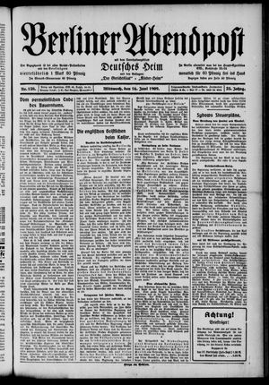 Berliner Abendpost vom 16.06.1909