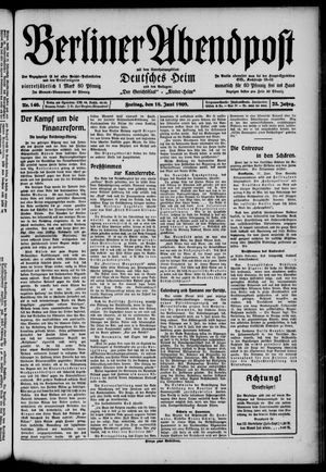 Berliner Abendpost vom 18.06.1909