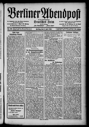 Berliner Abendpost vom 09.07.1909