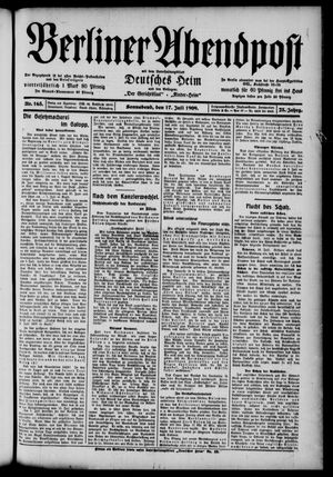 Berliner Abendpost vom 17.07.1909