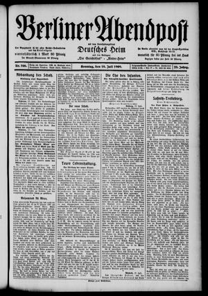 Berliner Abendpost vom 18.07.1909