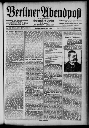 Berliner Abendpost vom 23.07.1909