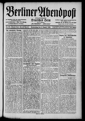 Berliner Abendpost vom 05.08.1909