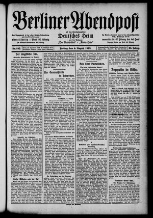 Berliner Abendpost vom 06.08.1909