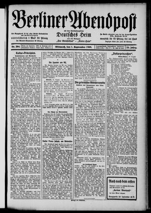 Berliner Abendpost vom 01.09.1909