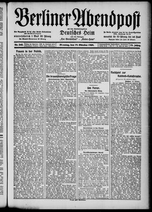 Berliner Abendpost vom 19.10.1909