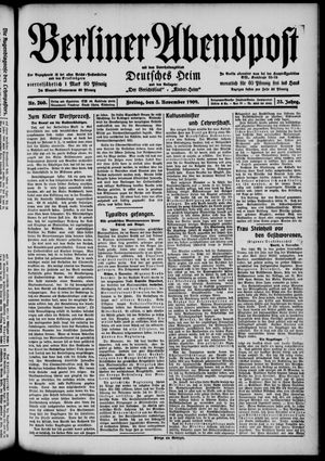 Berliner Abendpost vom 05.11.1909