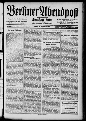 Berliner Abendpost vom 03.12.1909