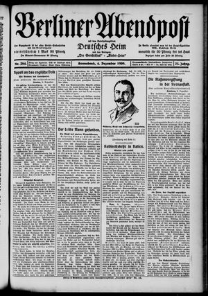 Berliner Abendpost vom 04.12.1909