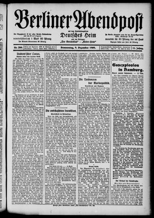 Berliner Abendpost vom 09.12.1909