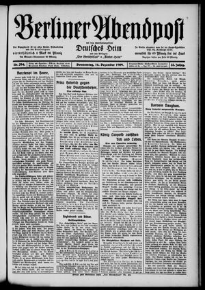 Berliner Abendpost vom 16.12.1909