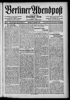 Berliner Abendpost vom 14.01.1910