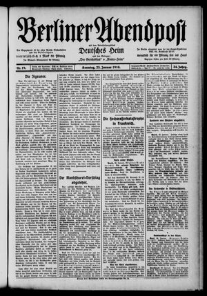 Berliner Abendpost vom 23.01.1910