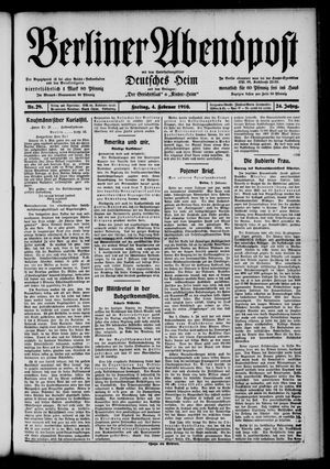 Berliner Abendpost on Feb 4, 1910