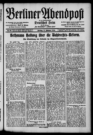 Berliner Abendpost vom 11.02.1910