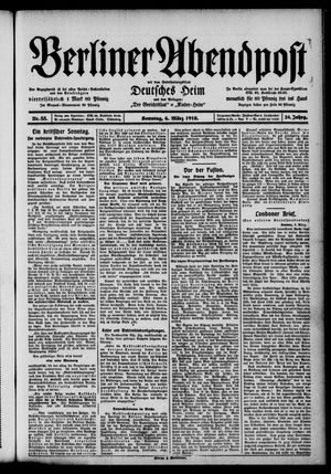 Berliner Abendpost vom 06.03.1910