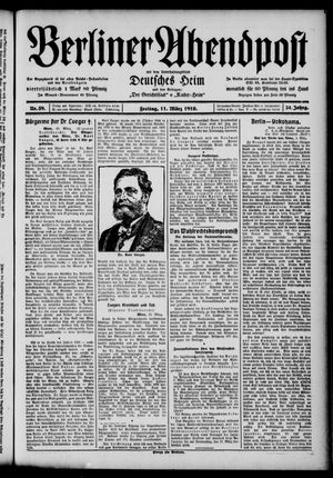 Berliner Abendpost vom 11.03.1910