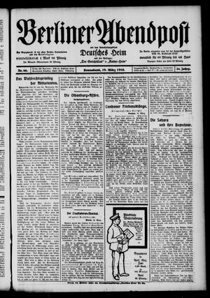 Berliner Abendpost vom 19.03.1910