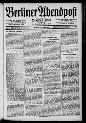 Berliner Abendpost vom 22.03.1910