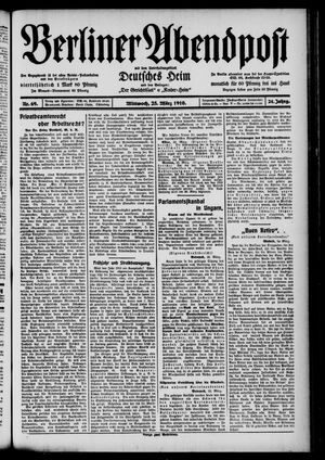 Berliner Abendpost vom 23.03.1910