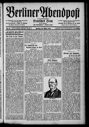 Berliner Abendpost vom 25.03.1910