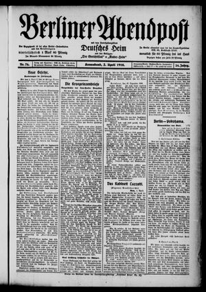Berliner Abendpost vom 02.04.1910