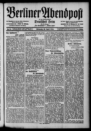 Berliner Abendpost vom 20.04.1910