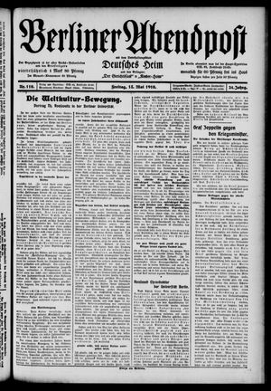 Berliner Abendpost vom 13.05.1910