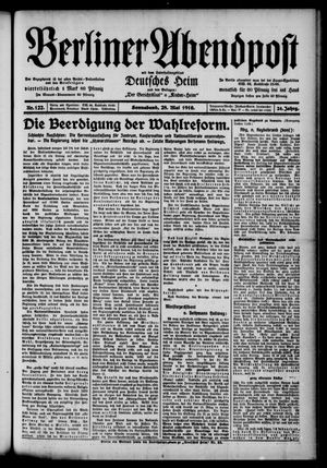 Berliner Abendpost vom 28.05.1910