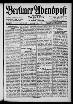 Berliner Abendpost vom 01.06.1910