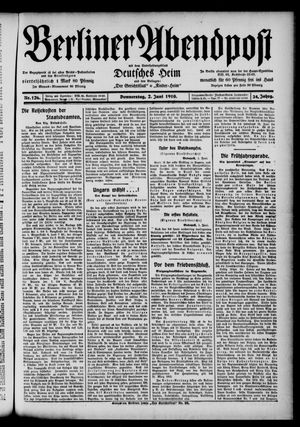 Berliner Abendpost vom 02.06.1910