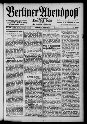 Berliner Abendpost vom 07.06.1910