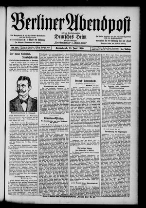 Berliner Abendpost vom 11.06.1910