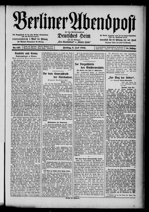 Berliner Abendpost vom 08.07.1910