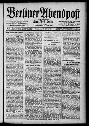 Berliner Abendpost vom 16.07.1910