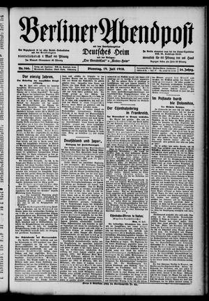 Berliner Abendpost vom 19.07.1910