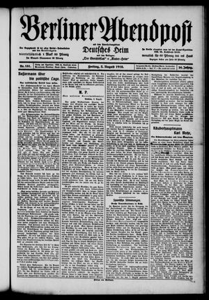 Berliner Abendpost vom 05.08.1910