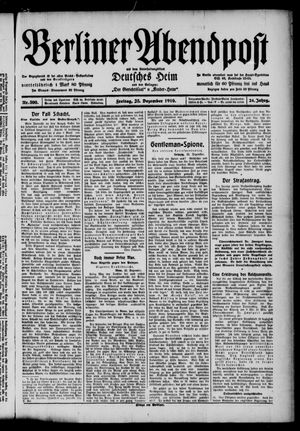 Berliner Abendpost vom 23.12.1910