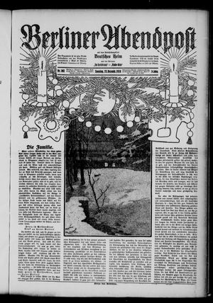 Berliner Abendpost vom 25.12.1910