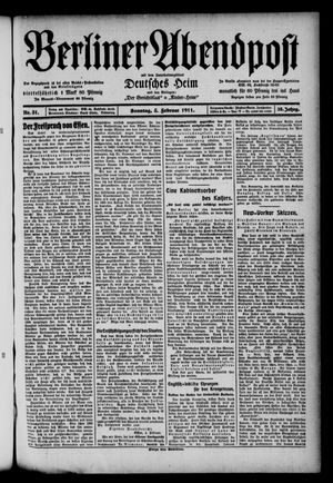 Berliner Abendpost vom 05.02.1911