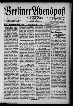 Berliner Abendpost vom 23.04.1911